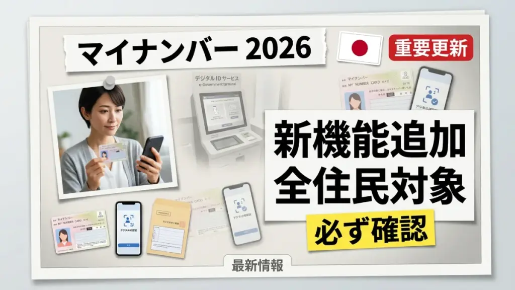 2026年の日本のマイナンバーカード